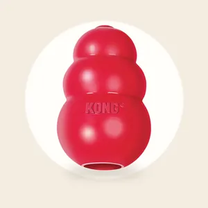 KONG Classic - Snackbal Honden Speelgoed - Rubber - 10.16cm - Rood