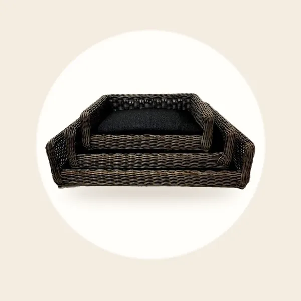 Hondenmand Comfort Kunstriet - Bruin 85x60 cm