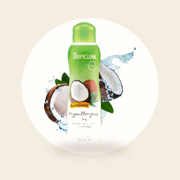 TropiClean Zachte Kokos - Hondenshampoo - Puppy Shampoo - 355ml