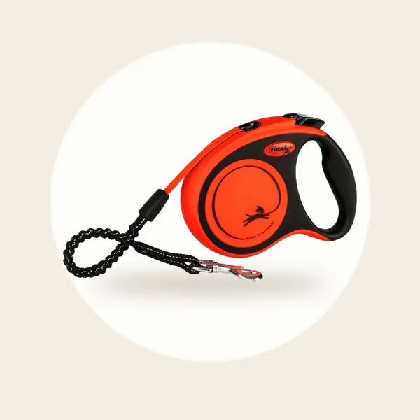 Flexi XTREME - Rollijn Hondenriem - Oranje - S - 5 meter