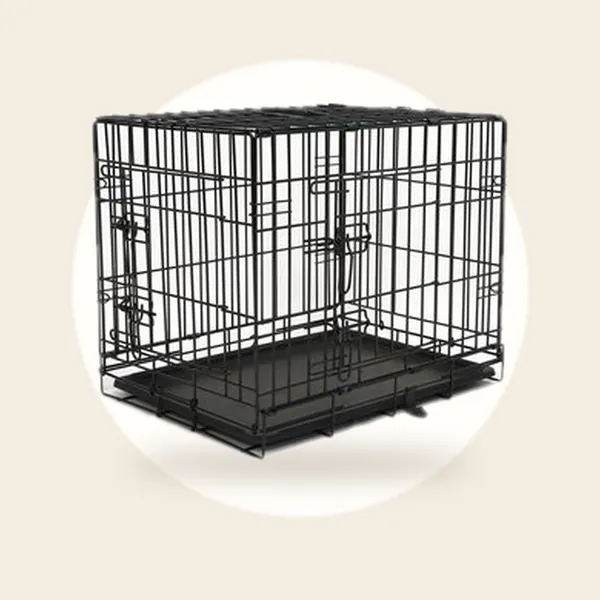 Adori Premium Bench 2-Deurs Zwart - Hondenbench - 76x48x55 cm
