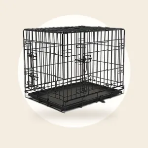 Adori Premium Bench 2-Deurs Zwart - Hondenbench - 106x69x77 cm