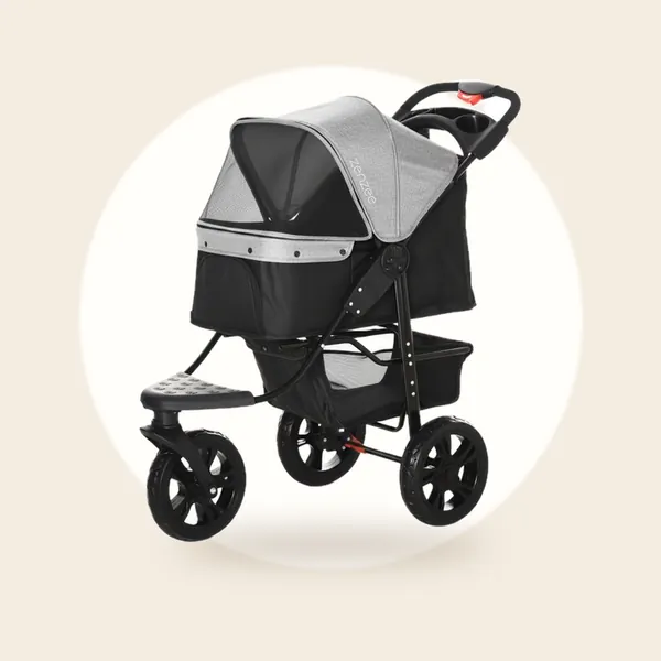 Zenzee - Hondenbuggy opvouwbaar - Met regenhoes - All terrain