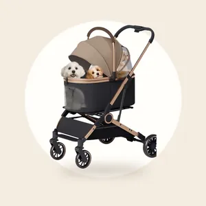 Inkapbare Hondenbuggy / 2 in 1 Hondenbugy Snow tot 25kg