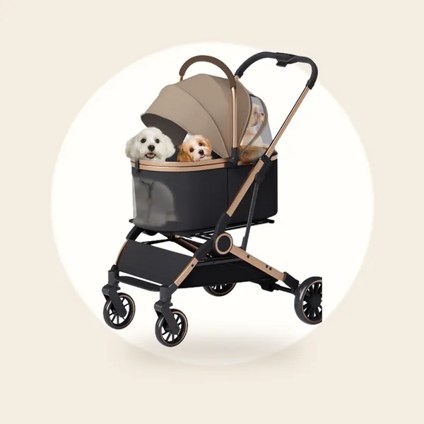 Inkapbare Hondenbuggy / 2 in 1 Hondenbugy Snow tot 25kg